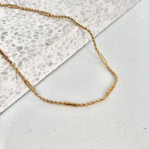 COLAR CHOKER CORDÃO BAIANO COM CANUTILHO 40CM