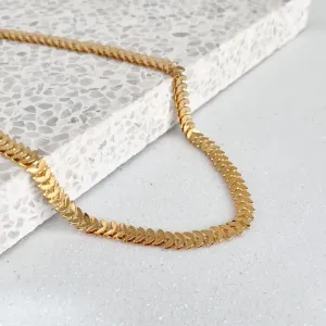 COLAR CHOKER ESCAMAS DUPLAS 45CM