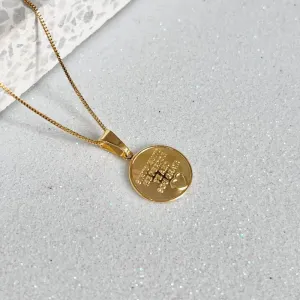 COLAR MEDALHA SINTO MUITO/ME PERDOE//TE AMO/SOU GRATA