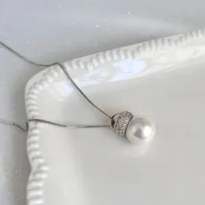 COLAR PÉROLA E ZIRCONIAS