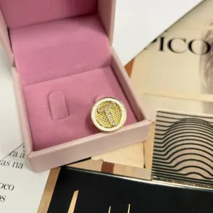 ANEL DEDINHO LETRA RESINA - T