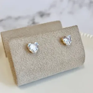 BRINCO CORAÇÃO ZIRCONIA 8MM