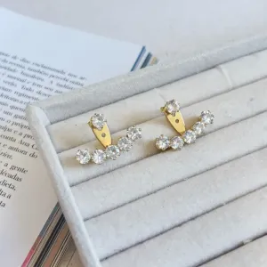 BRINCO EAR JACKET ZIRCONIA