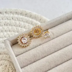 BRINCO PINO PONTO DE LUZ COM SAIA DE ZIRCONIA 2X1