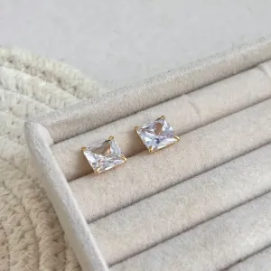 BRINCO PONTO DE LUZ QUADRADO 10MM