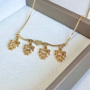 COLAR 4 FILHOS  - 4 MENINAS