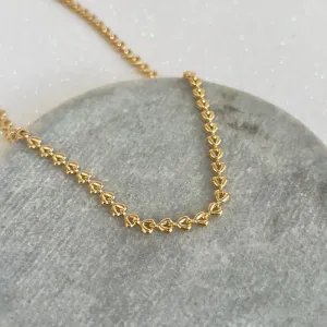 COLAR CORAÇÕES DUPLOS 50CM