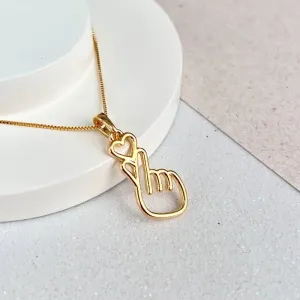 COLAR PINGENTE CORAÇÃO DORAMA