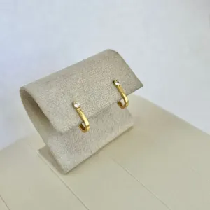 BRINCO ARGOLA CLICK COM UMA ZIRCONIA