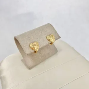 BRINCO ARGOLA CORAÇÃO MARTELADO