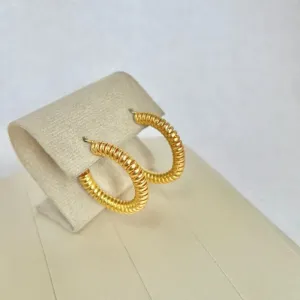 BRINCO ARGOLA FIO TELEFONE 3,5CM