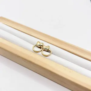 BRINCO CORAÇÃO LISO COM CÍRCULO