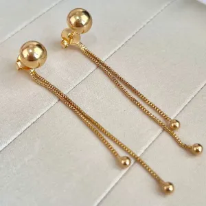 BRINCO EAR JACKET BOLA E PÊNDULO