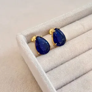 BRINCO PEDRA GOTA AZUL