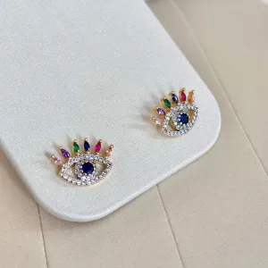 BRINCO PINO OLHO GREGO ZIRCONIAS