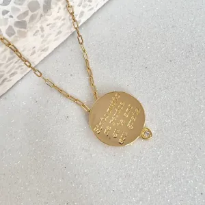 COLAR CARTIER FINA COM MEDALHA Hooponopono