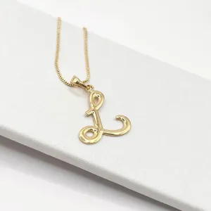 COLAR PINGENTE DE LETRA - L