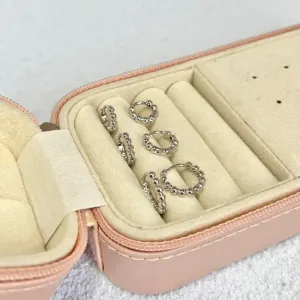 TRIO ARGOLA ARTICULADA MINI BOLINHAS