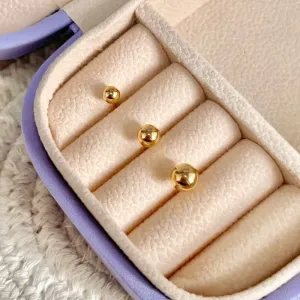 TRIO BRINCO BOLA 4 - 5 - 6MM