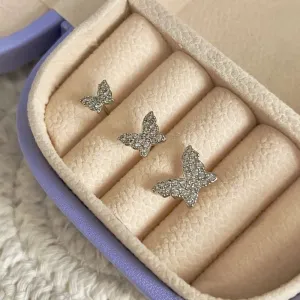 TRIO BRINCO PINO BORBOLETAS