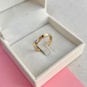 ANEL CORAÇÃO PRETO