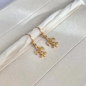 BRINCO ARGOLA CLIK FLOR DE LÓTUS