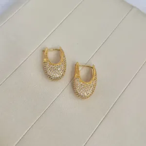 BRINCO ARGOLA MICRO ZIRCONIA LONGO