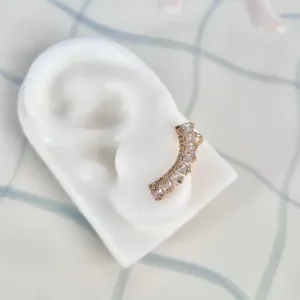 BRINCO EAR CUFF ZIRCONIAS COM SUPORTE