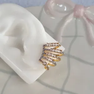 BRINCO EAR HOOK COM PEDRARIA