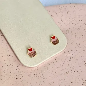 BRINCO INFANTIL CUP CAKE COM CORAÇÃO