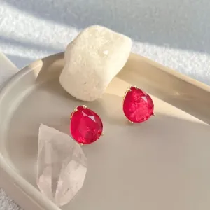 BRINCO MAXI GOTA FUSION - TURMALINA ROSA