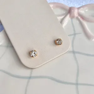 BRINCO PONTO DE LUZ CAIXA CRISTAL STRASS 6MM