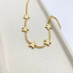 COLAR CHOKER 5 FLORES