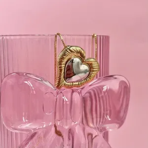 COLAR CORAÇÃO 2 BANHOS