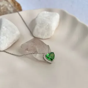 COLAR CORAÇÃO ICE CUTTING - VERDE