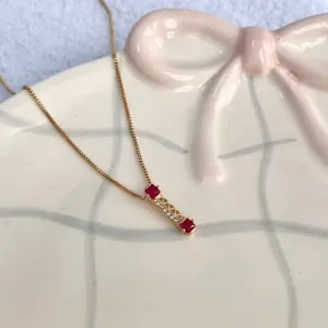 COLAR PALITO 2 PEDRAS E MICRO ZIRCONIA