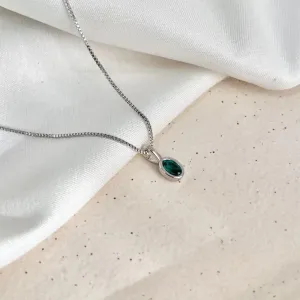 COLAR PINGENTE GEOMÉTRICO TURMALINA