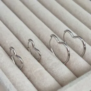 DUPLA ARGOLA FIO CORAÇÕES