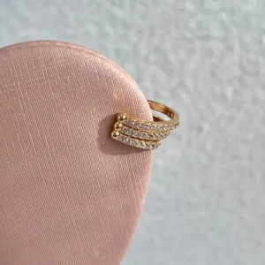 PIERCING FAKE 3 FIOS DE ZIRCONIAS