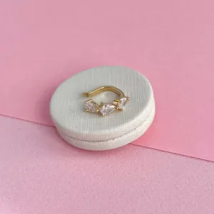 PIERCING FAKE 3 GOTAS DE ZIRCONIAS