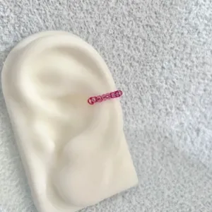 PIERCING FAKE CRISTAL ROSA