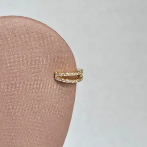 PIERCING FAKE DUPLO CRAVEJADO