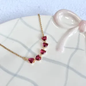 PULSEIRA 5 CORAÇÕES RUBI