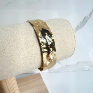 BRACELETE CHAPA AMASSADO