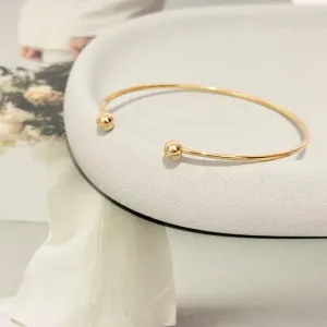 BRACELETE FIO ABERTO 2 BOLA