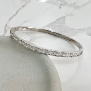 BRACELETE PEDRARIA BAGUETES ZIRCONIAS