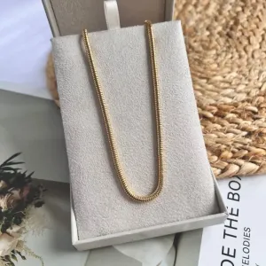 COLAR CHOKER RABO DE RATO 3MM