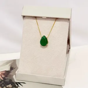 COLAR PINGENTE GOTA VERMELHA