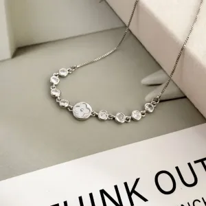 PULSEIRA AJUSTÁVEL TIFANNY E TREVO COM MADRE PÉROLA