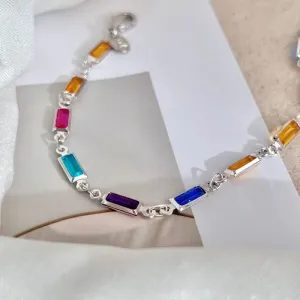 PULSEIRA PEDRAS COLORIDAS